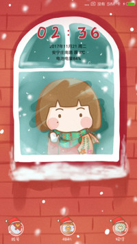 小小麦打雪仗