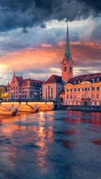 Church Building in The Sunset