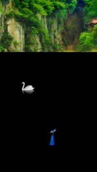 孔雀谷 瀑布流水