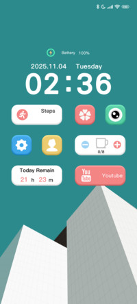 Cyan Realm Blank