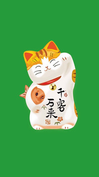 卡通可爱招财猫