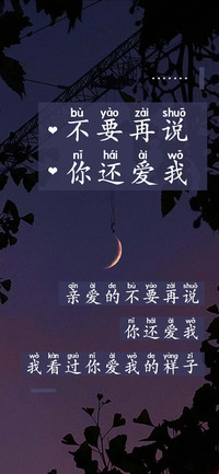 不要再说你还爱我