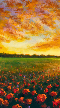 Landscape oil painting