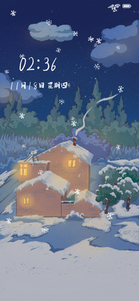 雪景小屋
