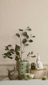 Green plants with a strong atmosphere