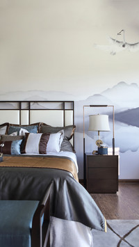 Traditional chinese furniture paired with western