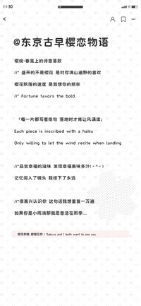 东京古早樱恋物语