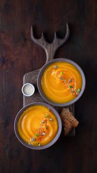Nutritious and delicious pumpkin paste