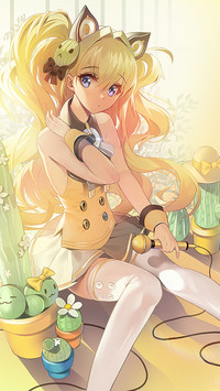 金发美少女