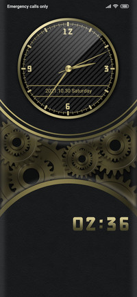 Gear clock