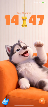 Tobby on the couch
