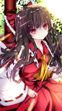 树影下的女孩