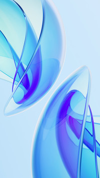 Transparent gradient colored glass