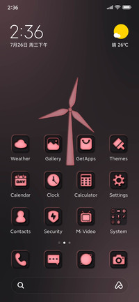 Pink Windmill