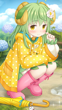 害羞的女孩