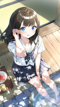 夏日校服少女