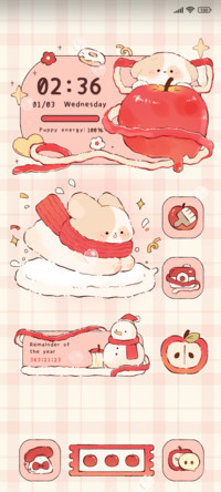 Apple puppy