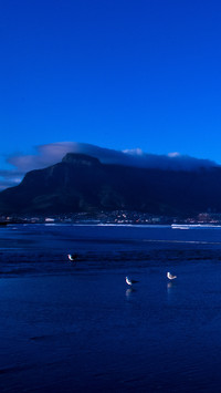 The dawn is quiet and serene