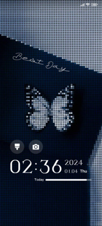 Pixel butterfly