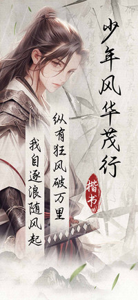 少年风华茂行楷书