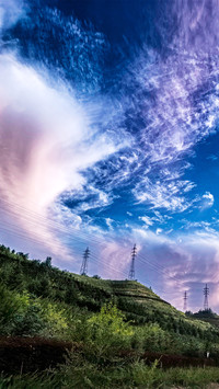The dreamy sky