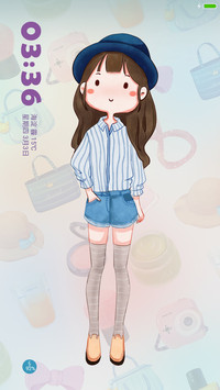 春夏穿搭 重力多锁屏 可爱眨眼睛