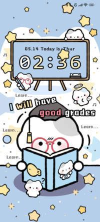 Kitty Study Hard