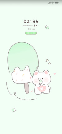 雪糕甜筒熊