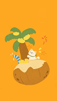 创意猫咪插画-锐景创意