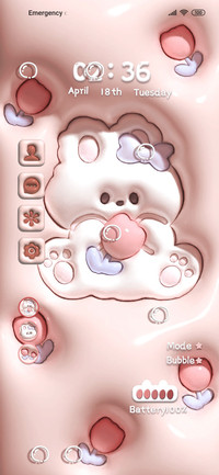 Cream bunny