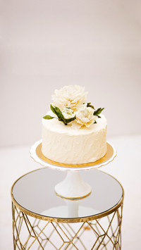 Solid color cake