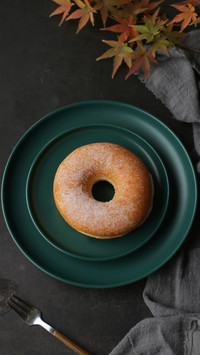 A Donut on The Plate