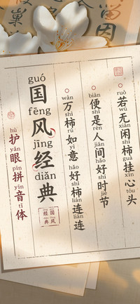 国风经典护眼拼音体