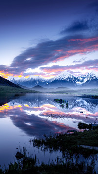 Reflections of the morning glow