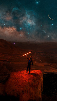 Cosmic Performer, Dancing on the Rock