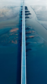 Cross the desolate bridge