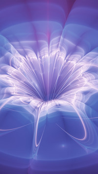 Trumpet flower fractal pattern