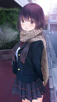 阳光校服少女