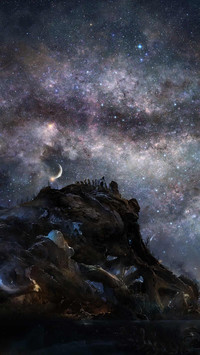 唯美星空风景高清