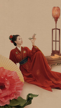 国潮非遗美学之十二花神