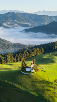 Church of Saint Tomas in the Morning, Slovenia, Europe