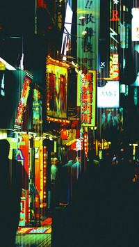 唯美滤镜城市夜景壁纸图片