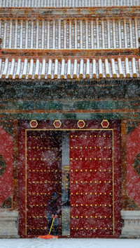 雪落紫禁城