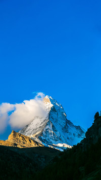On top of the mountain