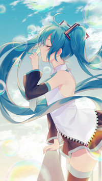 晴空下的女孩
