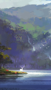 Illustration of a deer