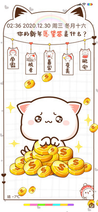 蜜桃猫 新年上上签