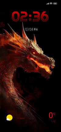 dragon red