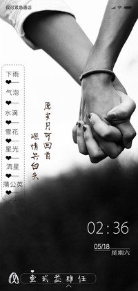多文字相伴共白首