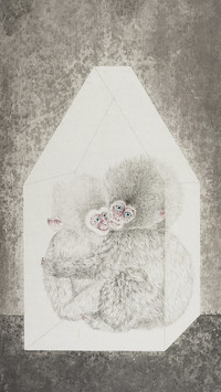 画家石荣强作品 暖房